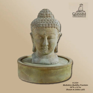Giannini Garden Meditation Buddha Fountain